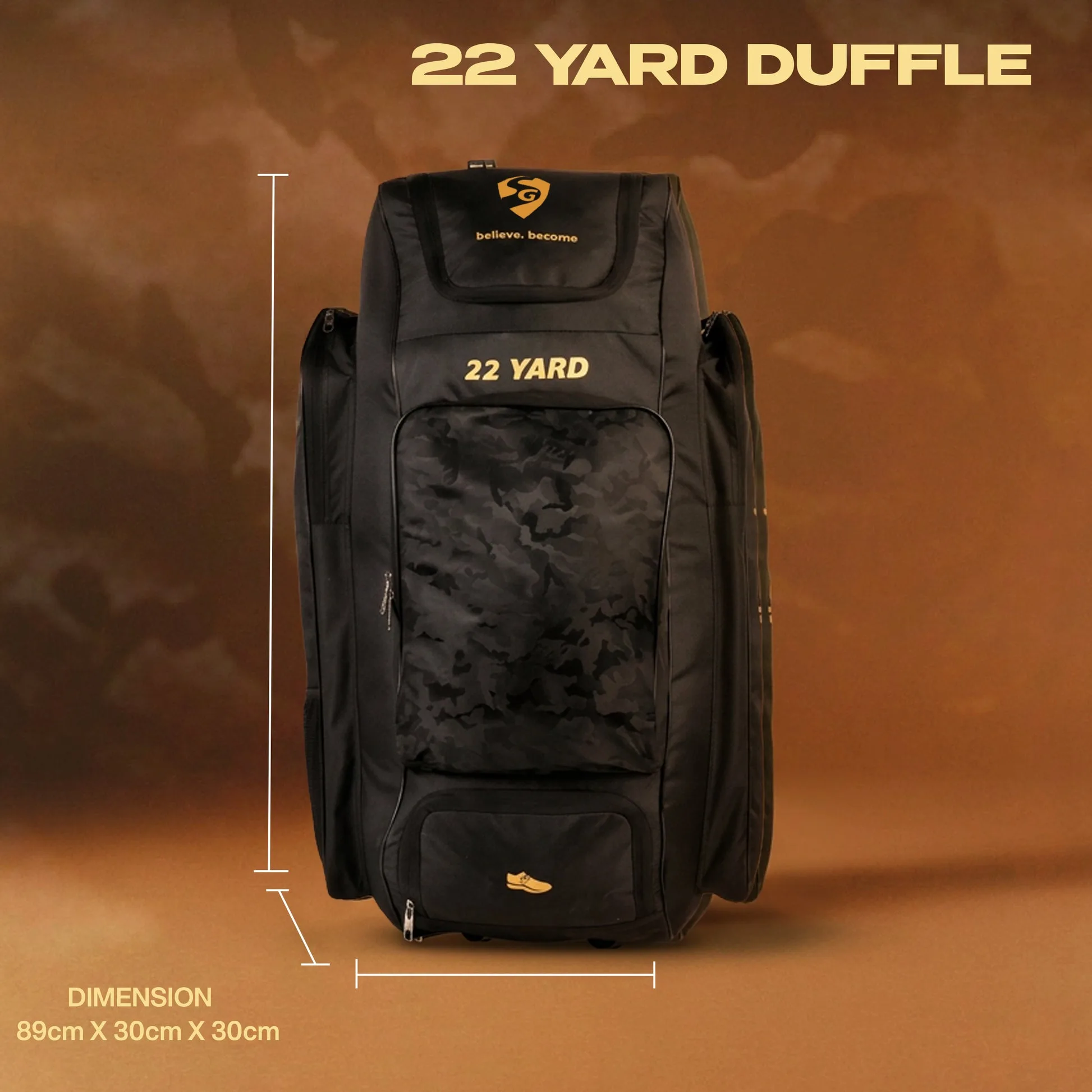 SG 22 Yard Duffle Cricket Kit Bag view 2