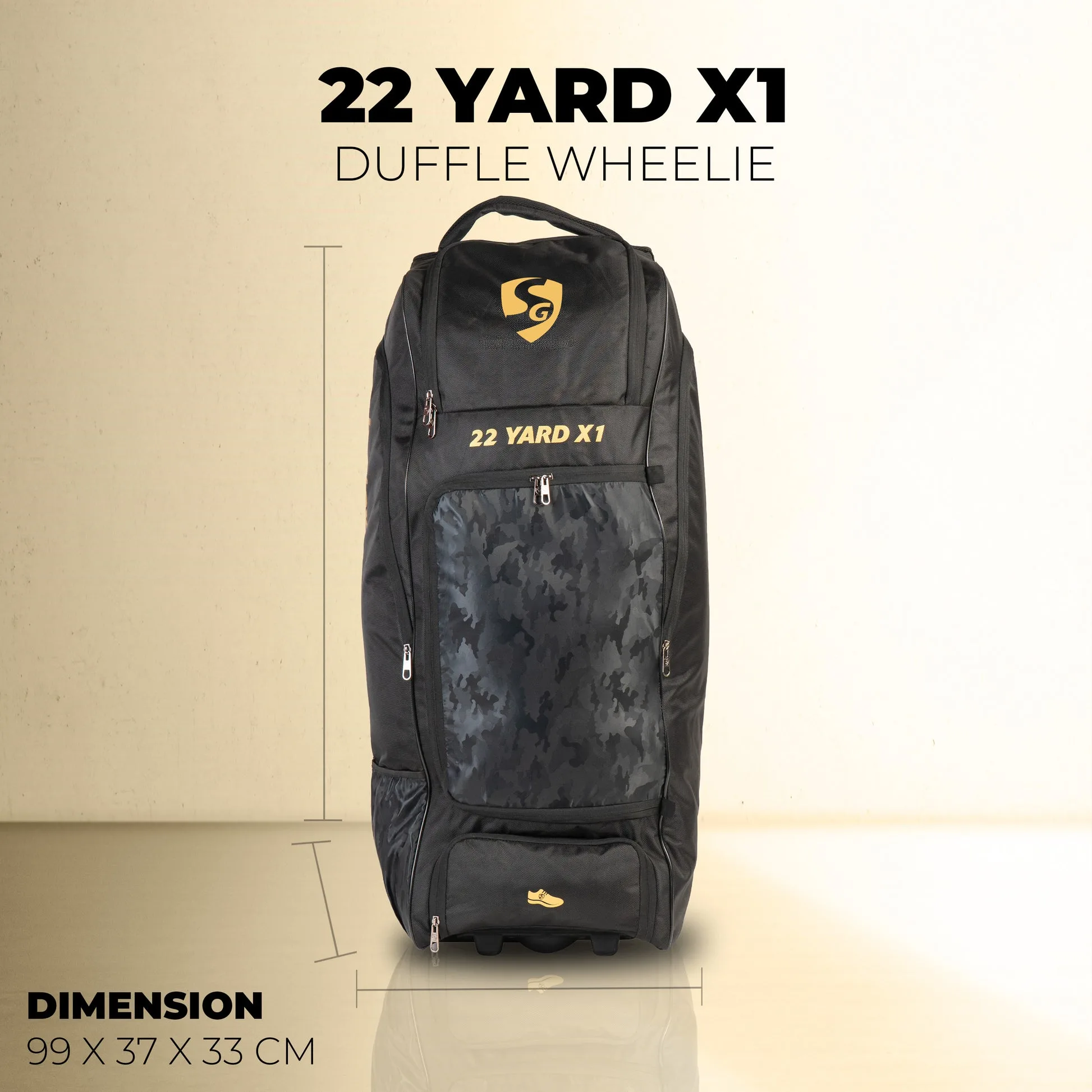 SG 22 Yard X1 Duffle Wheelie Cricket Kit Bag
