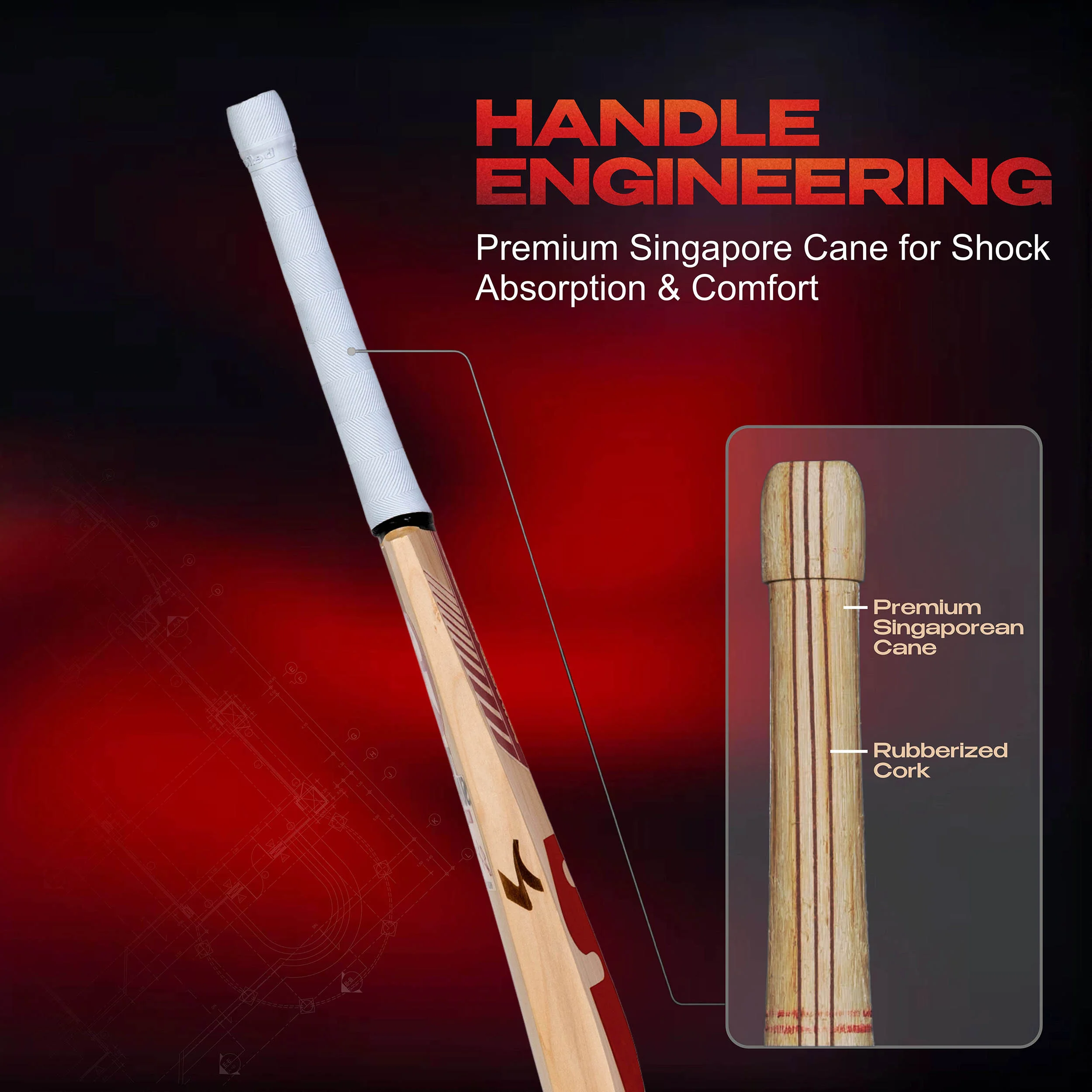 SG 90 Years Cricket Bat view 2
