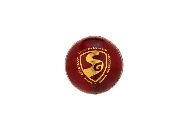SG Club Cricket Ball - RED view 3
