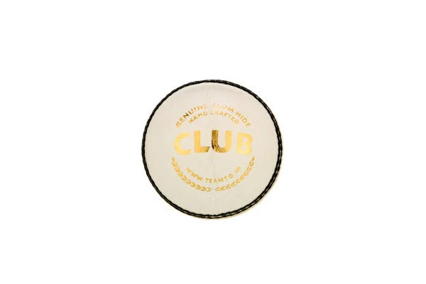 SG  Club Cricket Ball - WHITE view 2