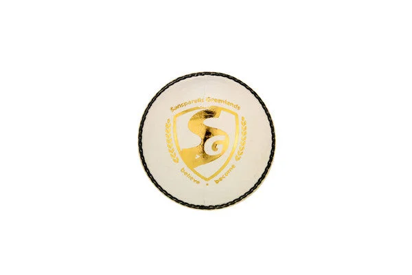 SG  Club Cricket Ball - WHITE view 3