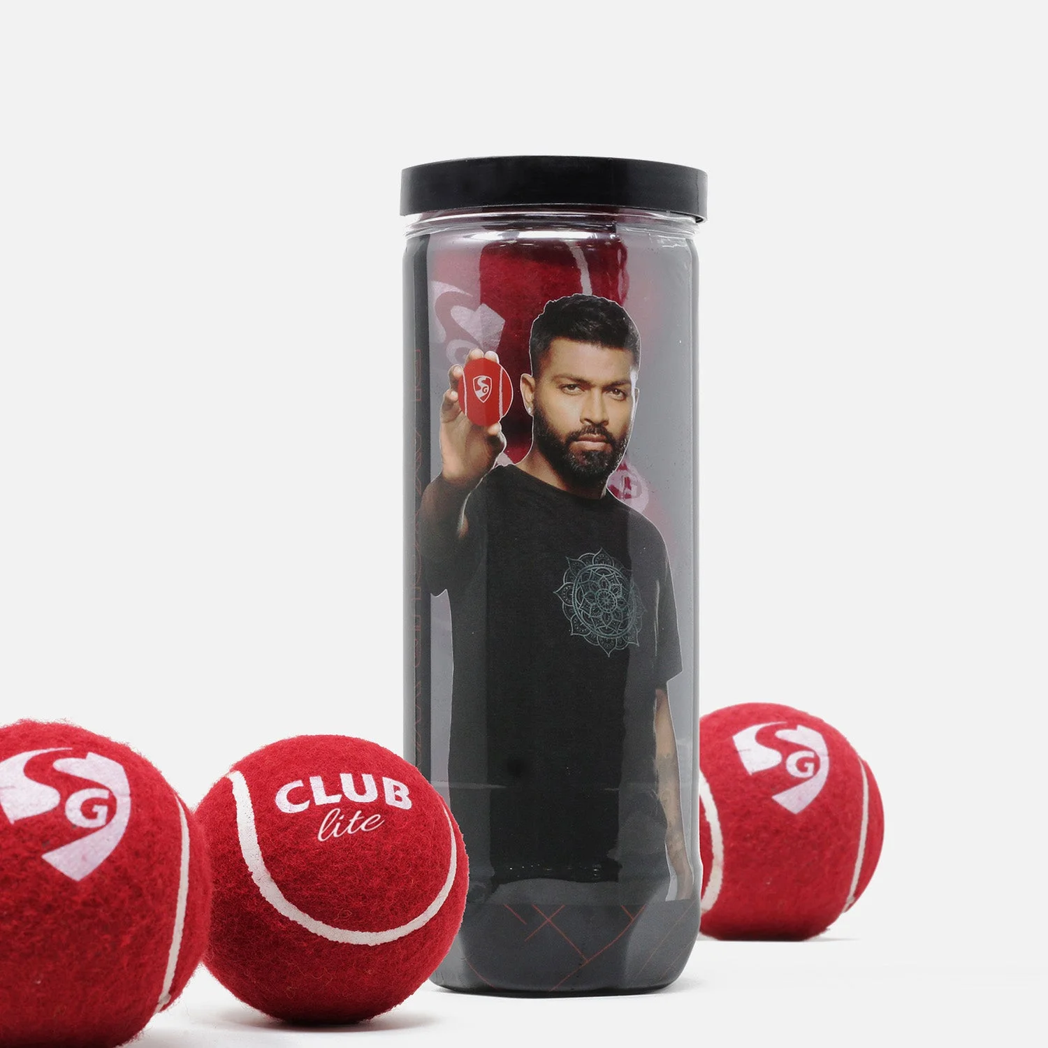 SG Club Lite Red (Pack of 6) Cricket Ball view 3