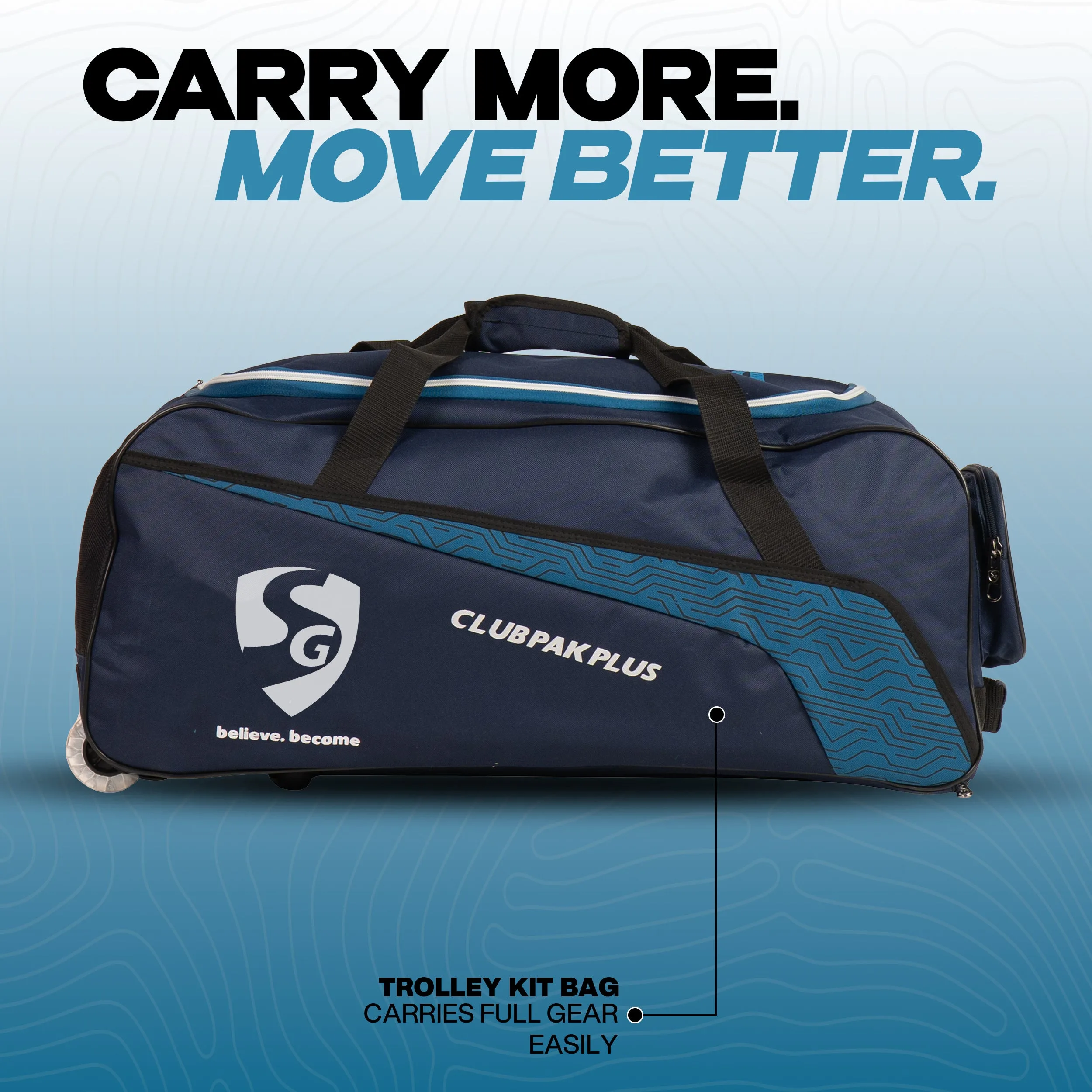SG Clubpak Plus Trolley Cricket Kit Bag