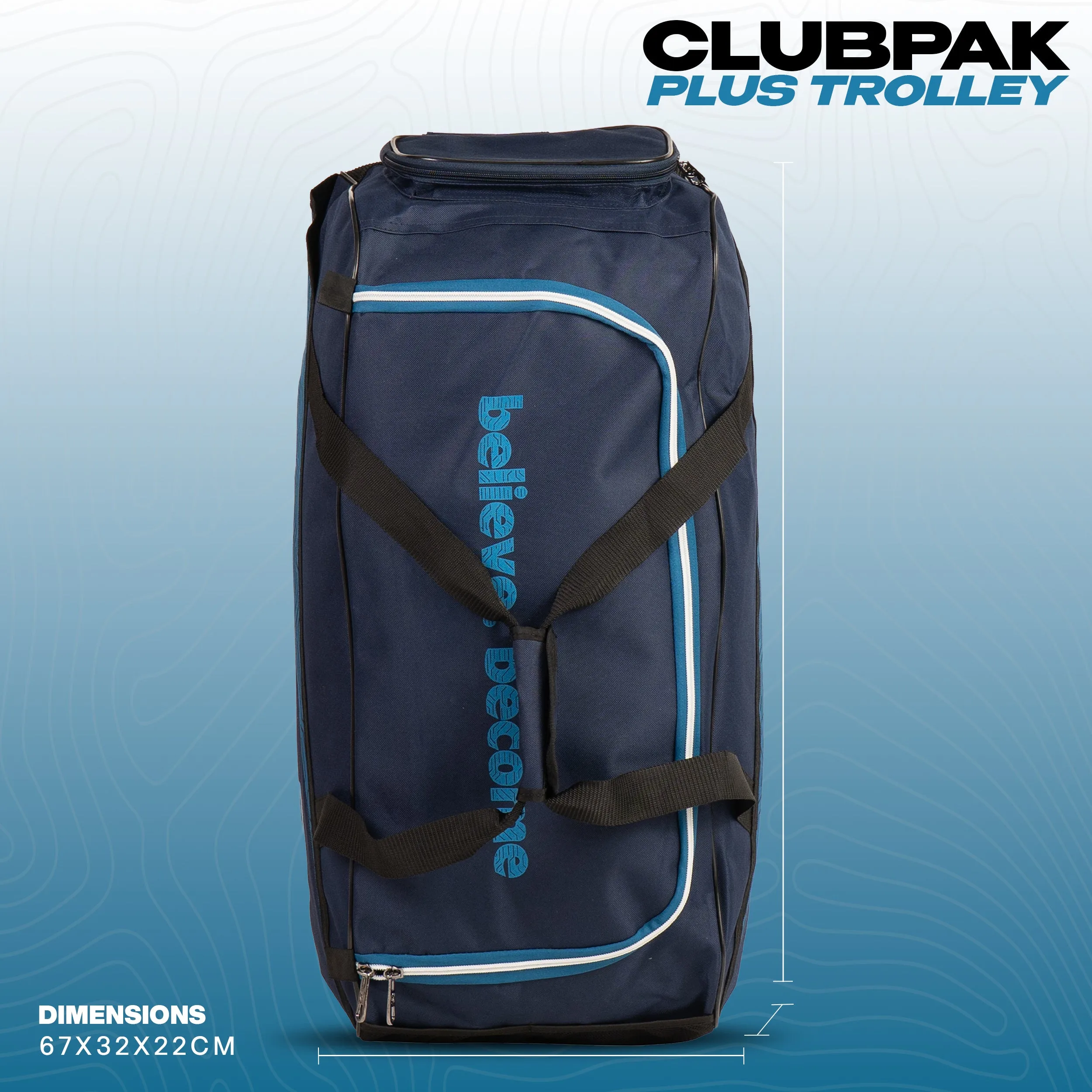 SG Clubpak Plus Trolley Cricket Kit Bag view 2