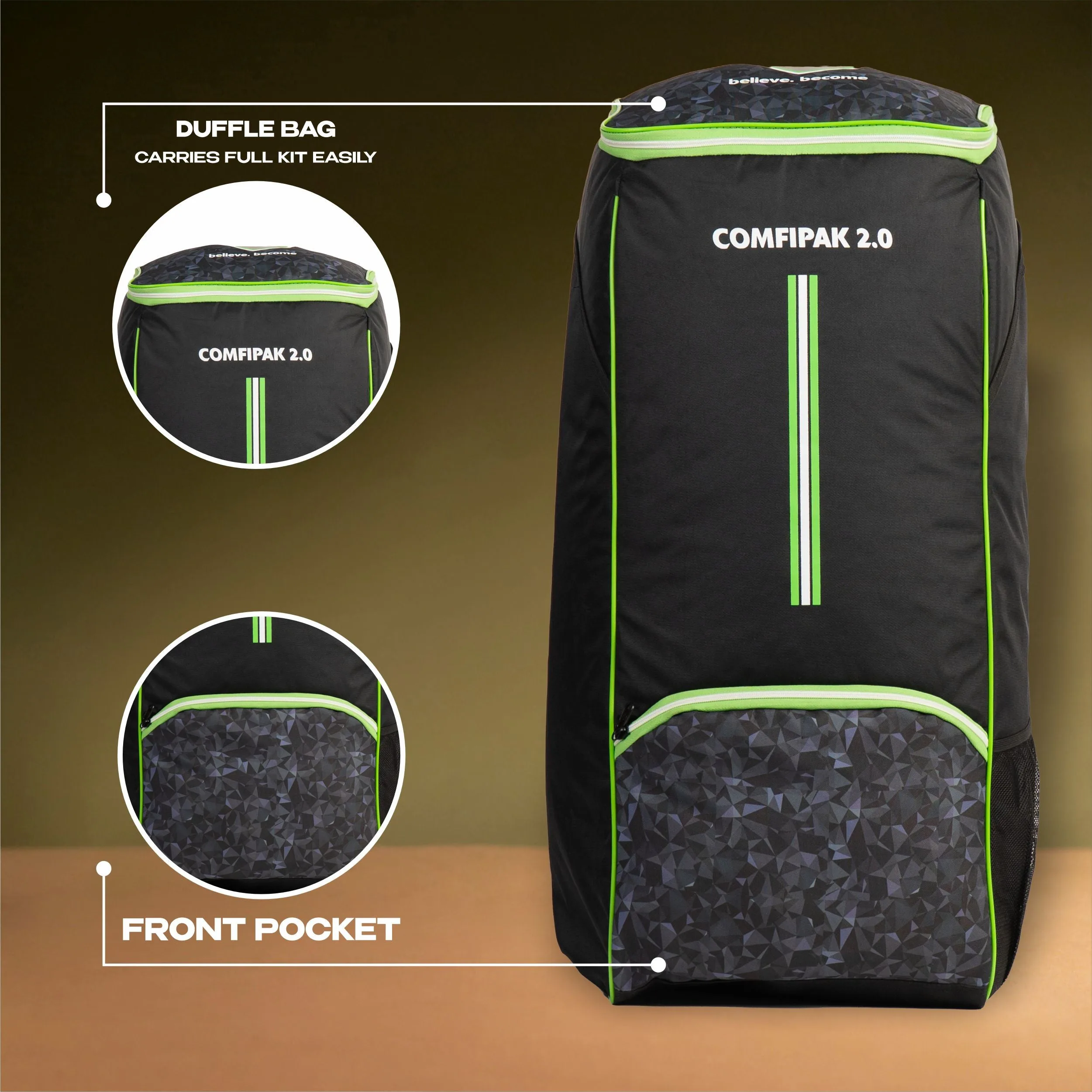 SG Comfipak 2.0 Duffle Cricket Kit Bag view 3