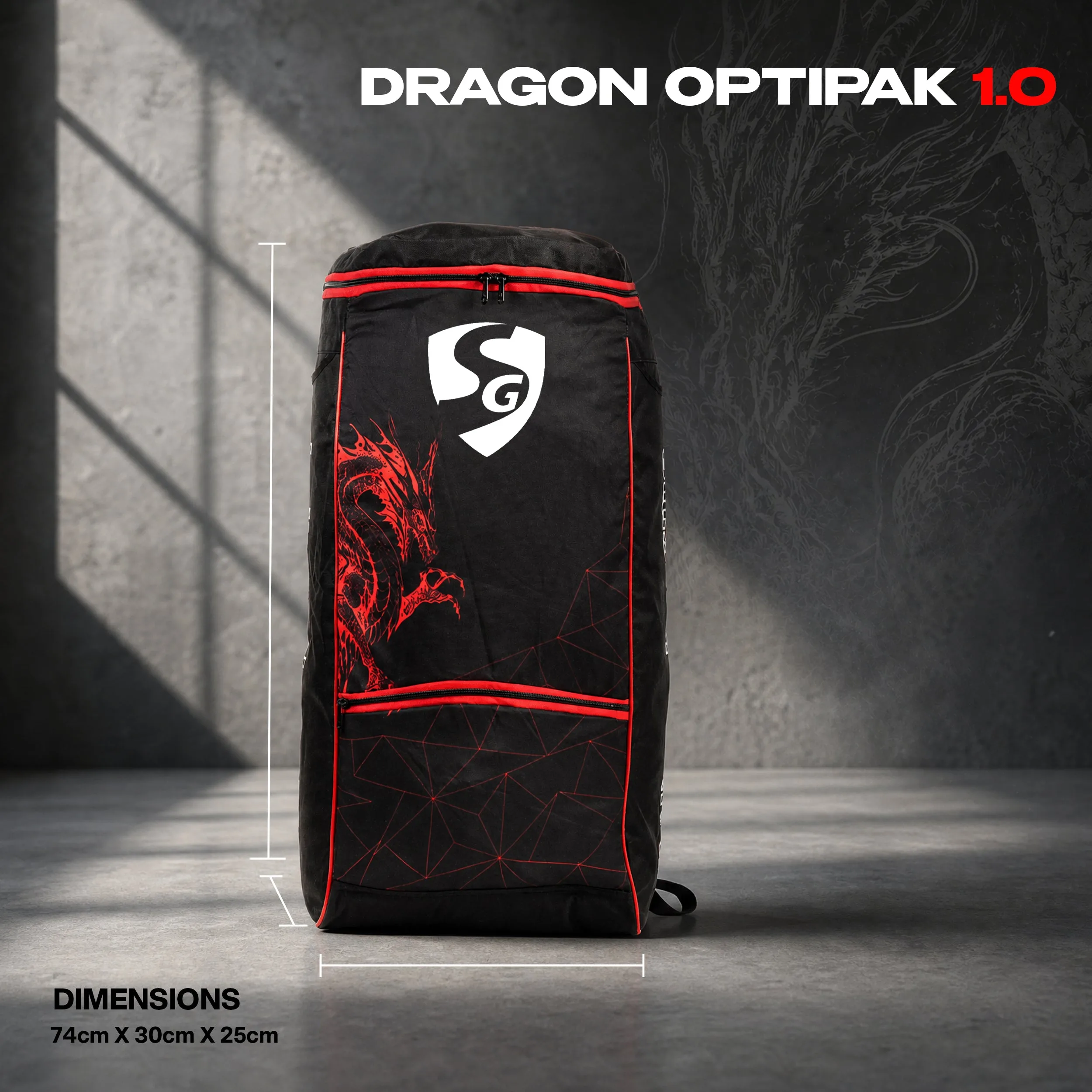 SG Dragon Optipak 1.0 Duffle Cricket Kit Bag