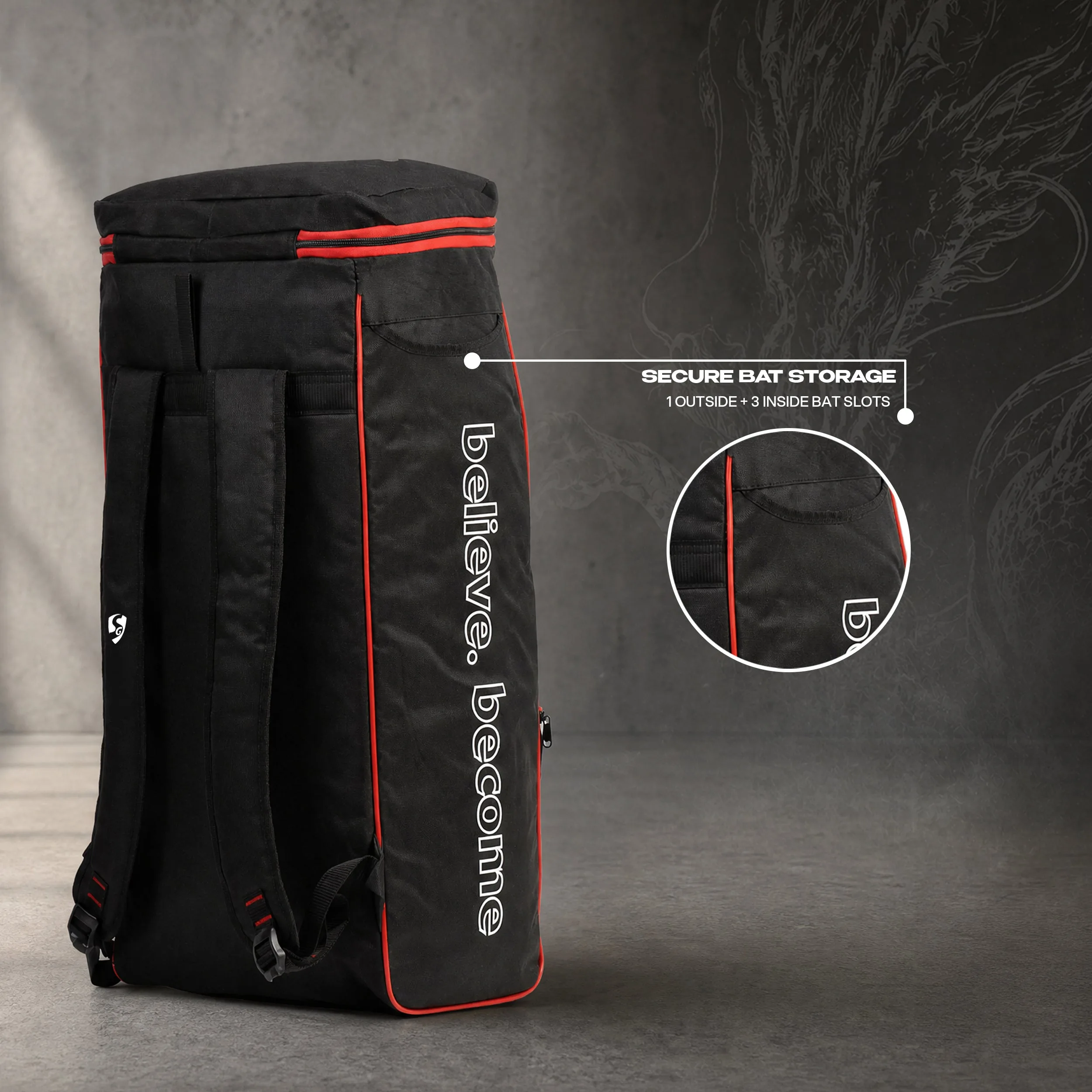 SG Dragon Optipak 1.0 Duffle Cricket Kit Bag view 3