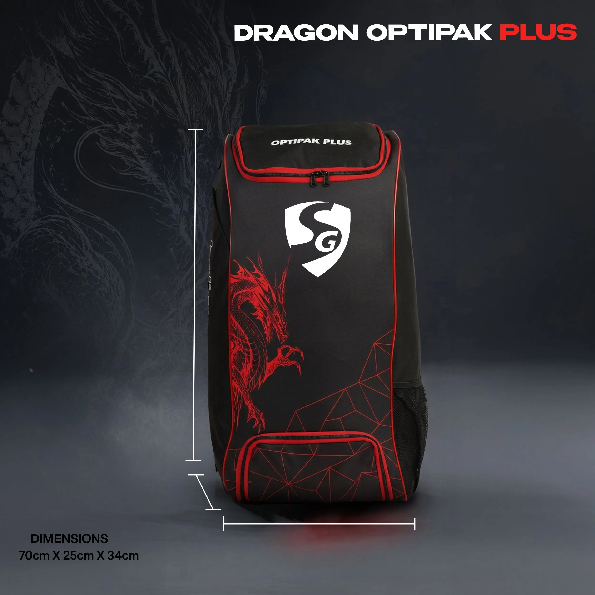 SG Dragon Optipak Plus Wheelie Cricket Kit Bag