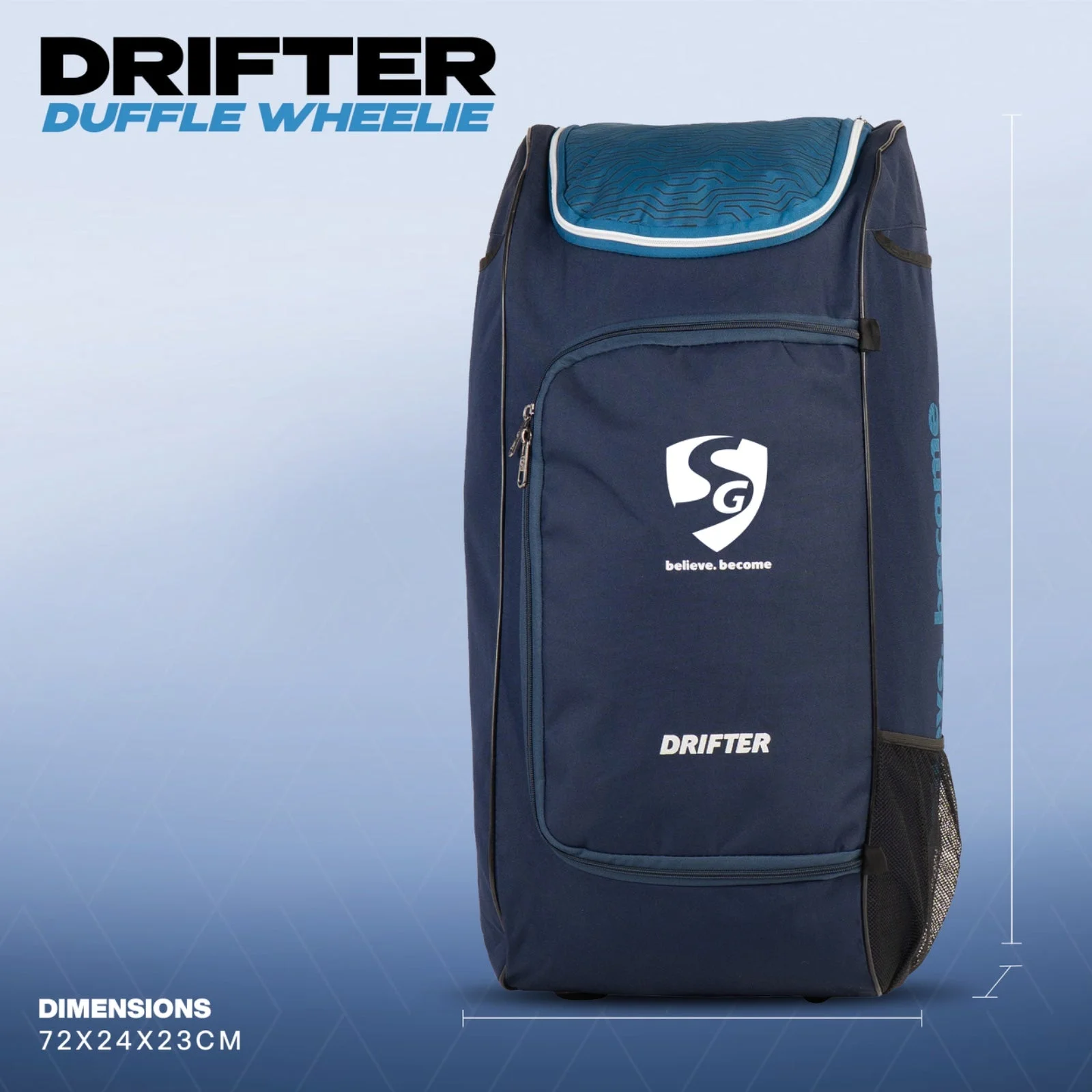 SG Drifter Duffle Wheelie Cricket Kit Bag view 2