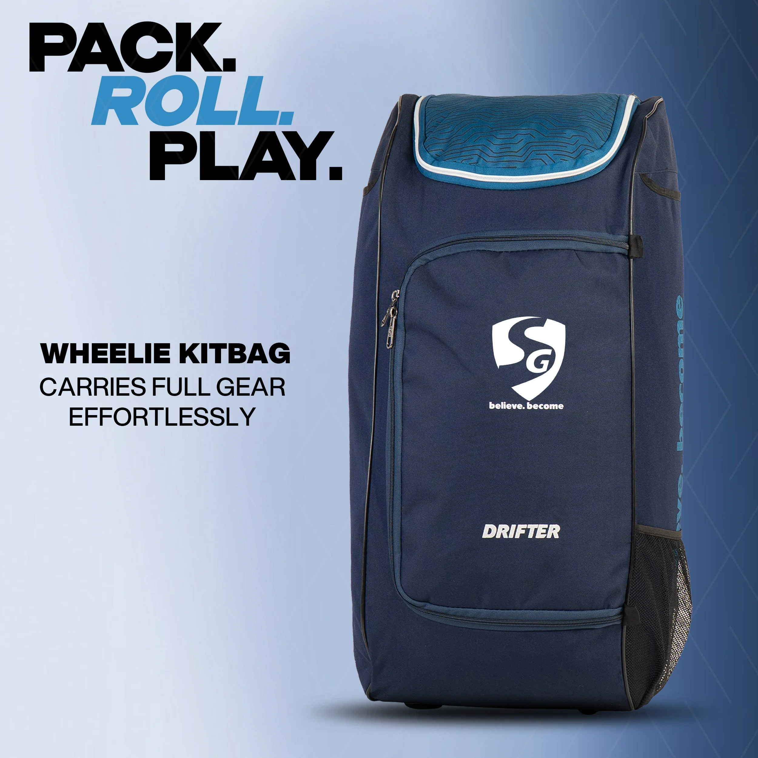 SG Drifter Duffle Wheelie Cricket Kit Bag view 3