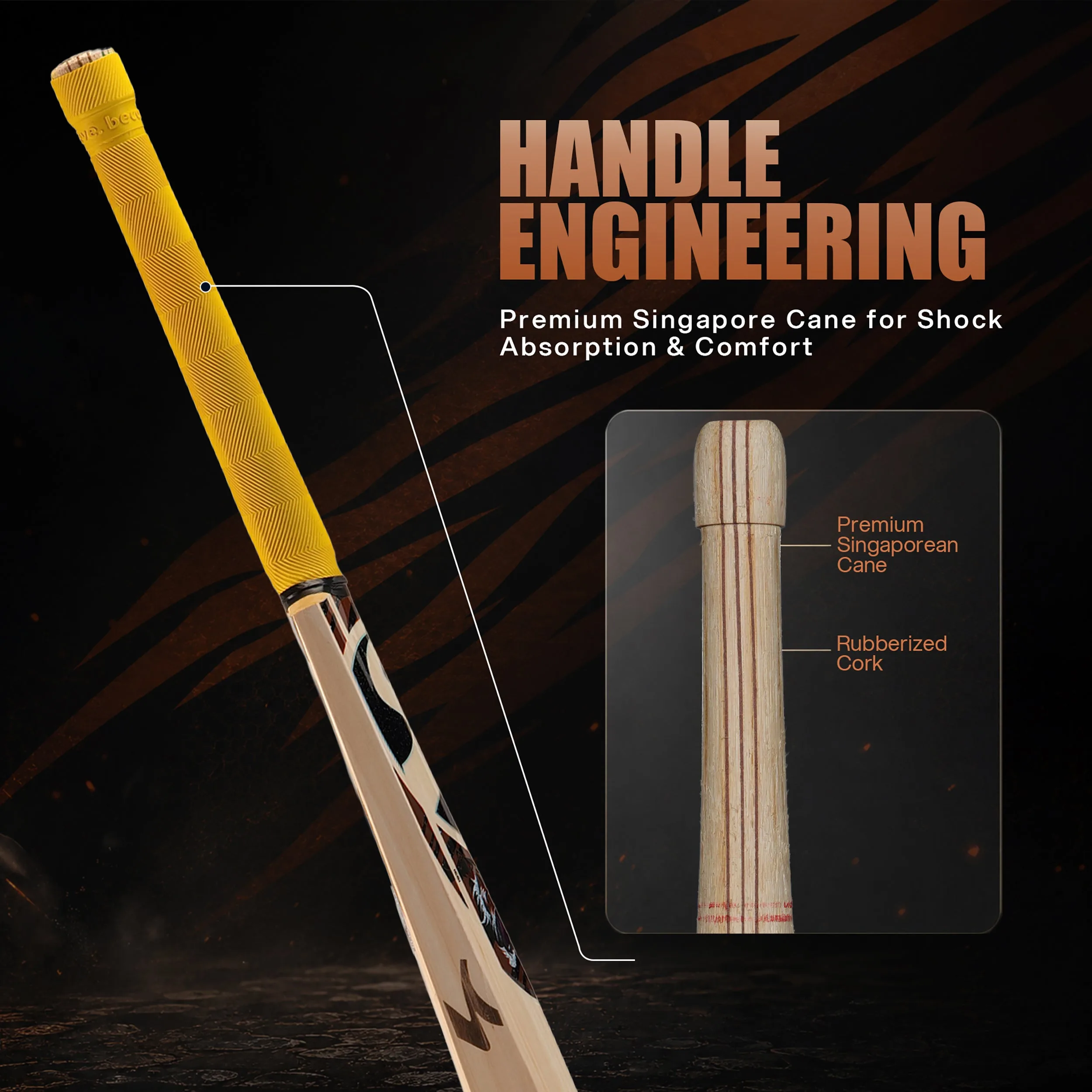 SG Ishan Kishan Cricket Bat view 3