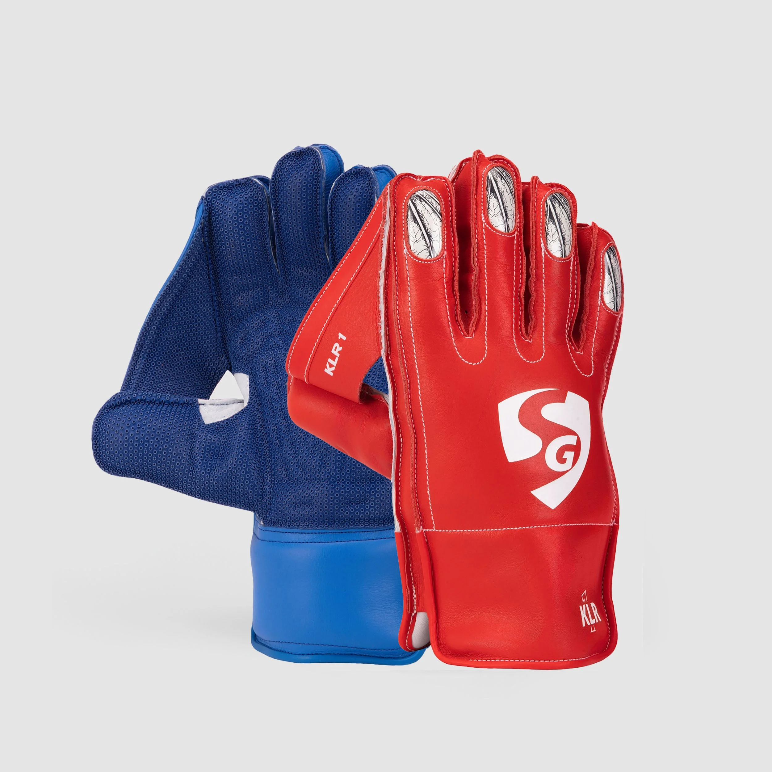 SG KLR 1 (Blue/Red) Wicket Keeping Gloves