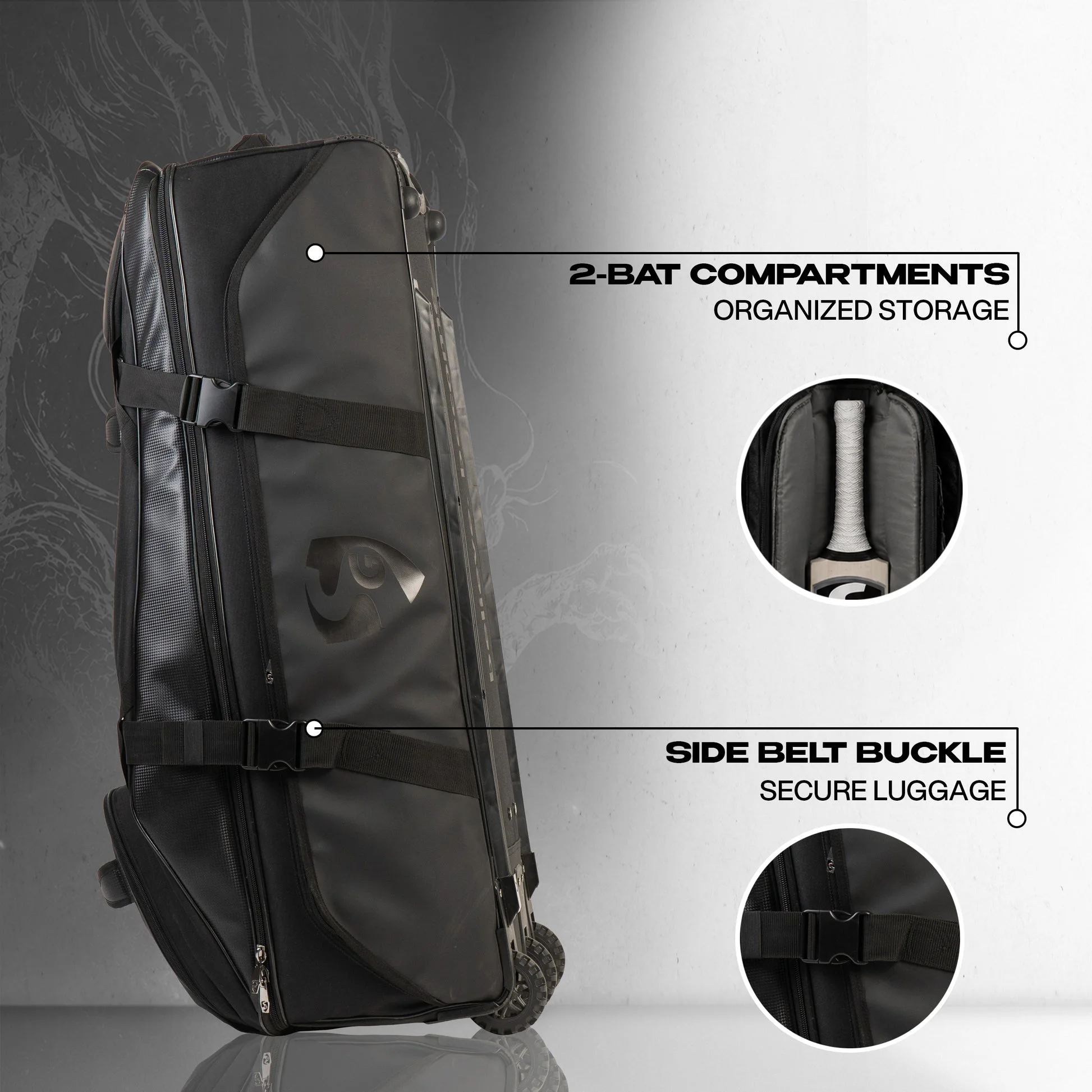 SG KLR Players Duffle Cricket Kit Bag view 2