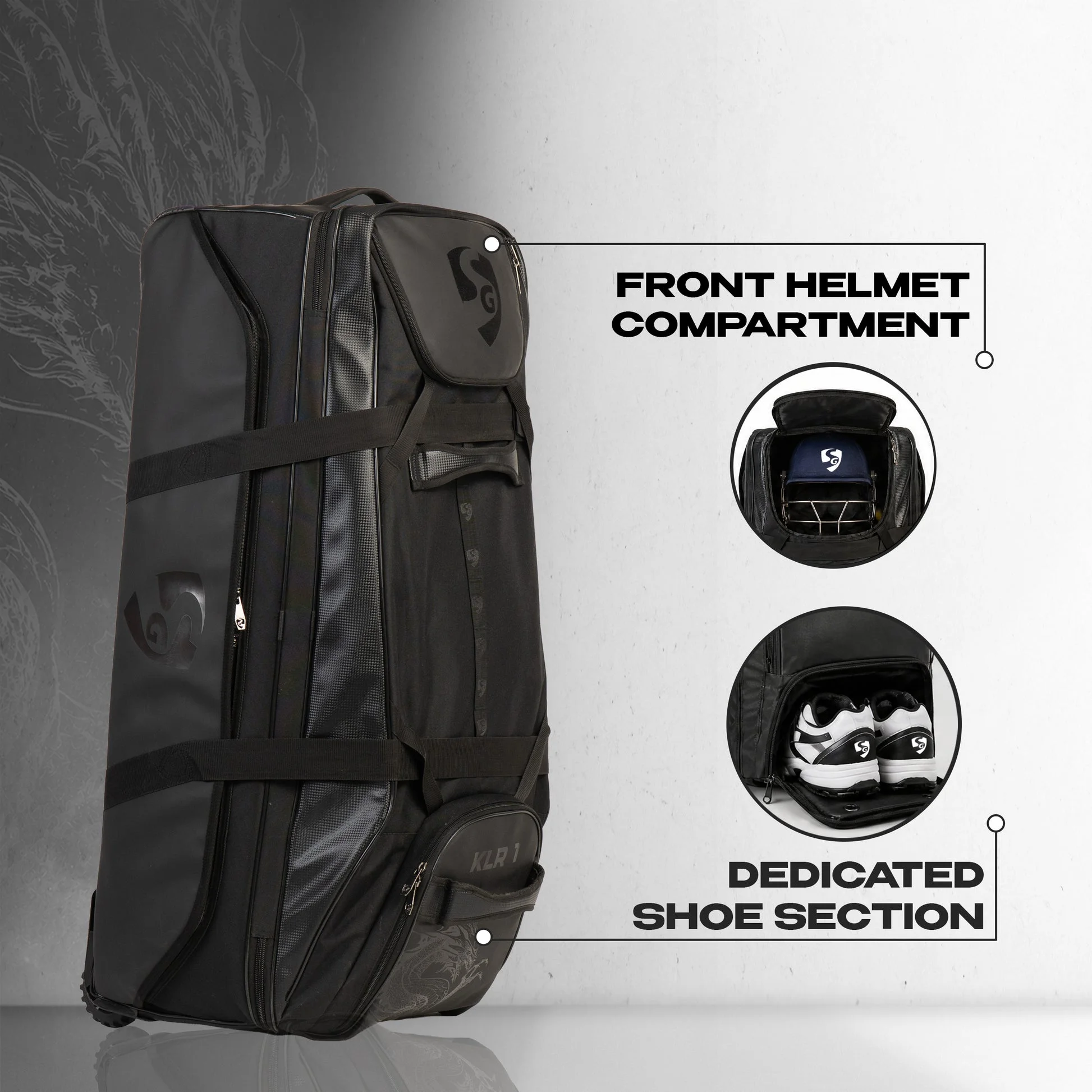 SG KLR Premium Cricket Kit Bag view 3