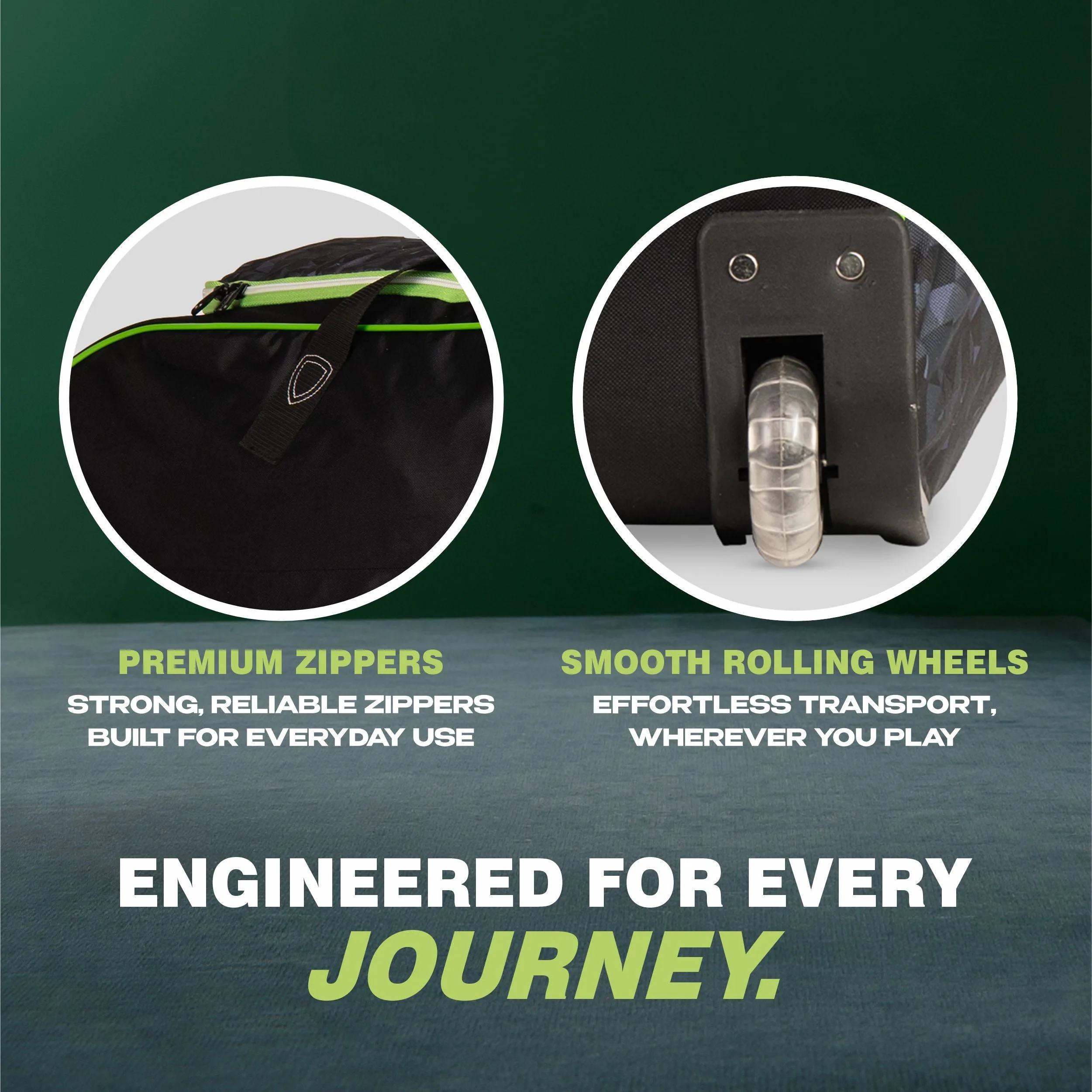 SG RP 2.0 Wheelie Duffle Cricket Kit Bag view 2