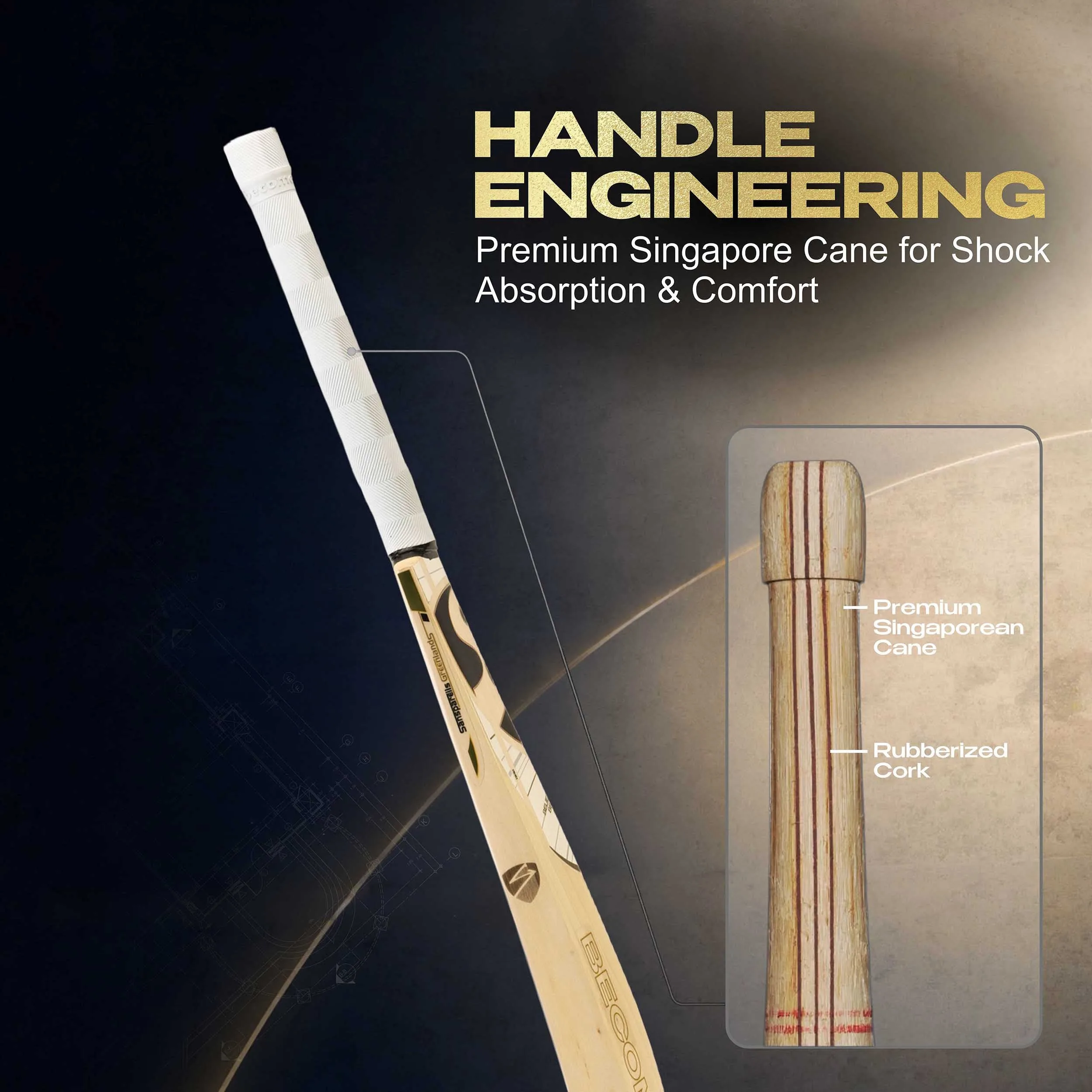 SG SM-18 (Smriti Mandhana) Cricket Bat view 2