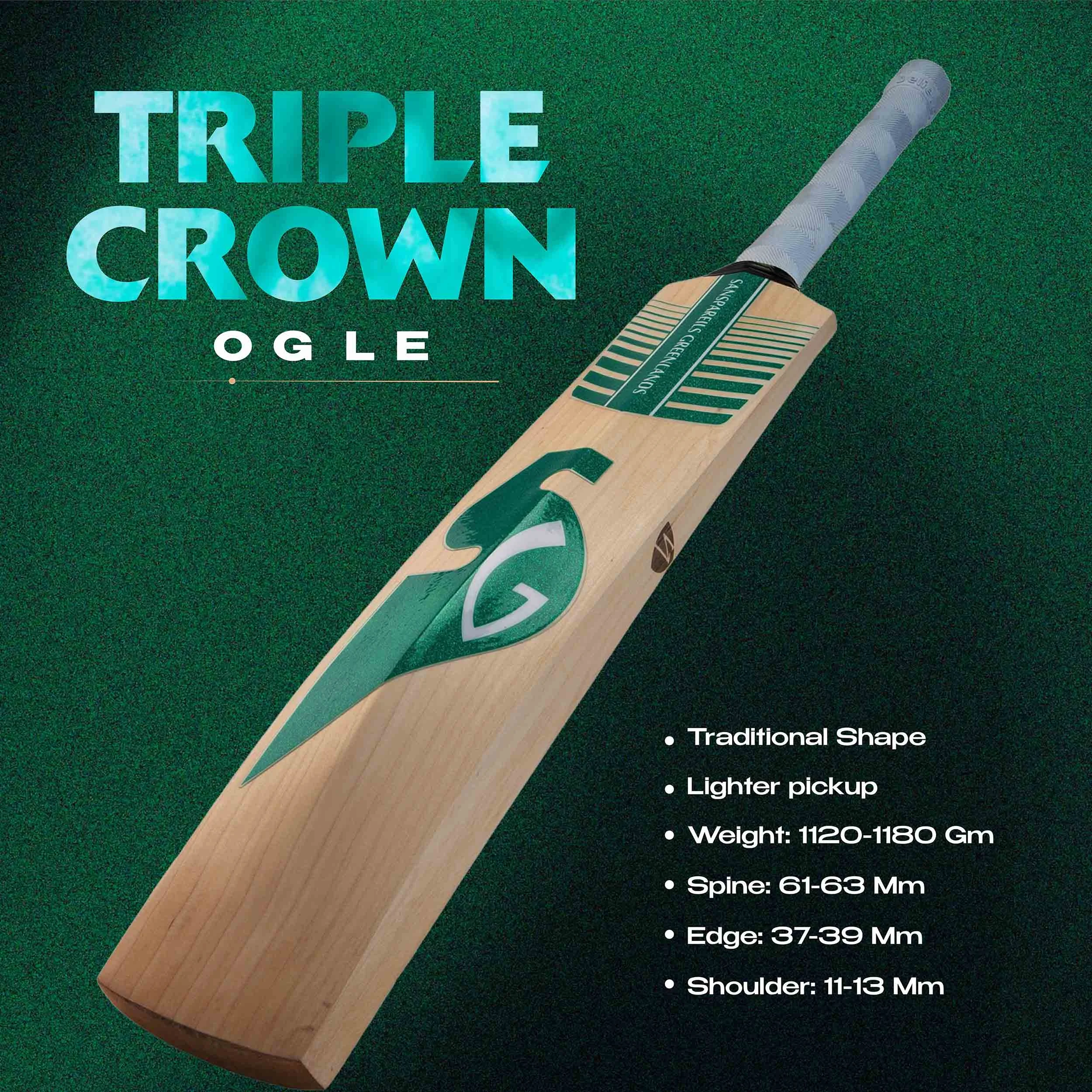 SG Triple Crown Original LE Cricket Bat view 3