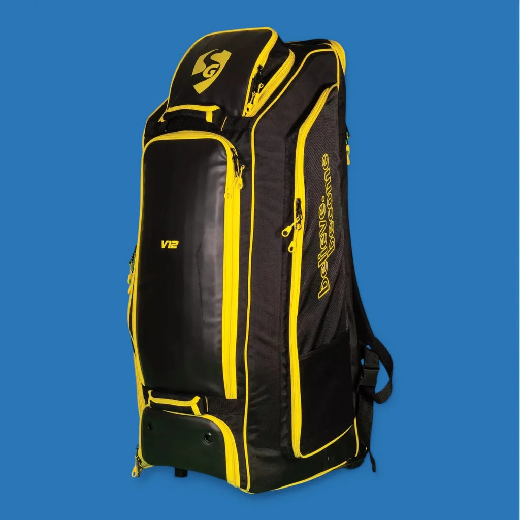 SG V12 Wheelie Duffle Cricket Kit Bag